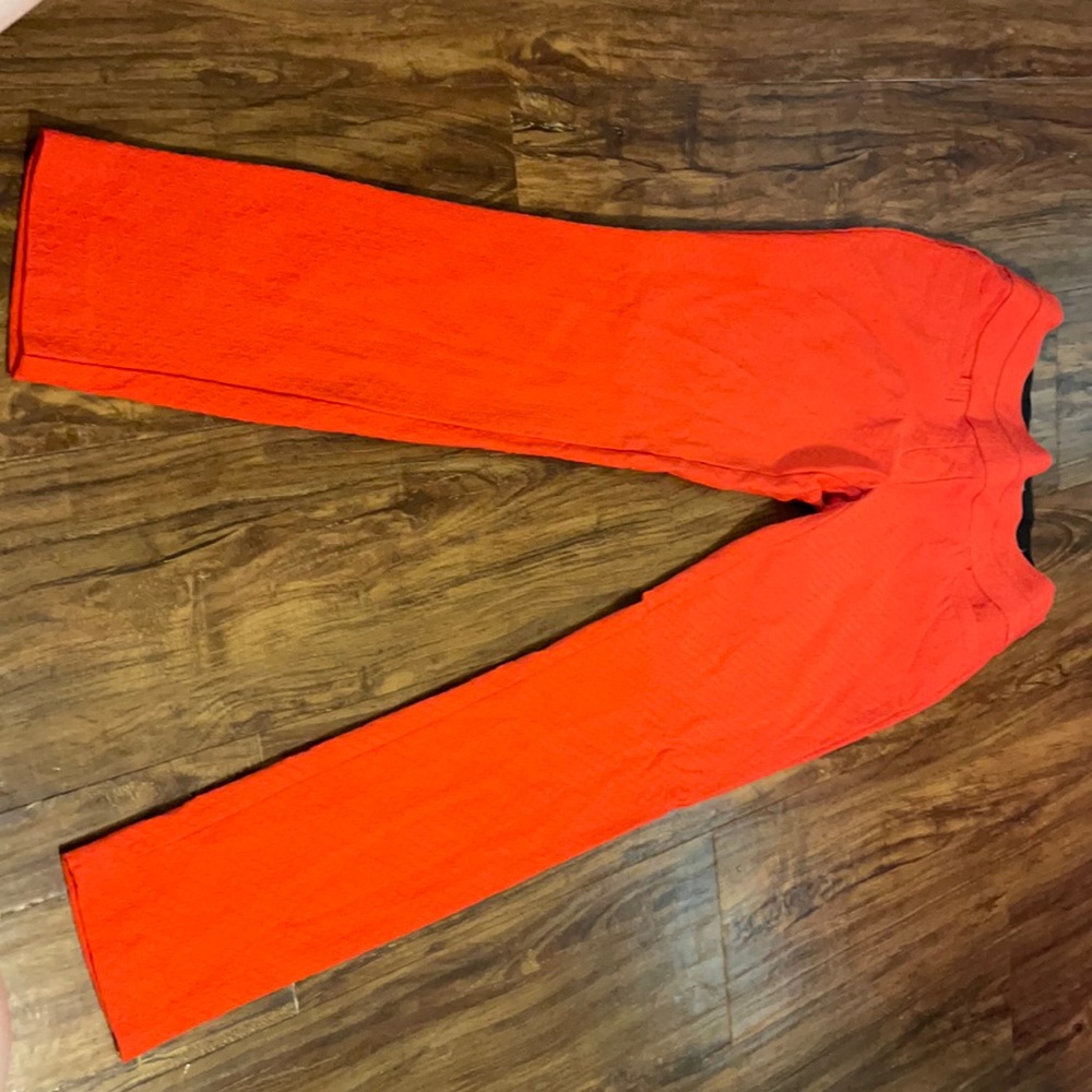 Maurices bright orange pull on dress slacks